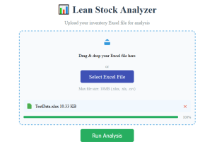 بارگذاری فایل اکسل در نرم افزار کنترل موجودی ابری
