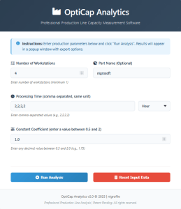 رابط کاربری نسخه ابری نرم افزار ظرفیت سنجی
