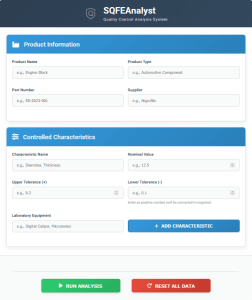 رابط گرافیکی نسخه ابری نرم افزار SQFEAnalyst